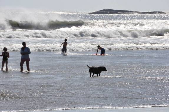 Movimento na Playa Hermosa, em San Juan del Sur, na Nicarágua